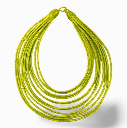 Collier Tribu 12 Tours Lime