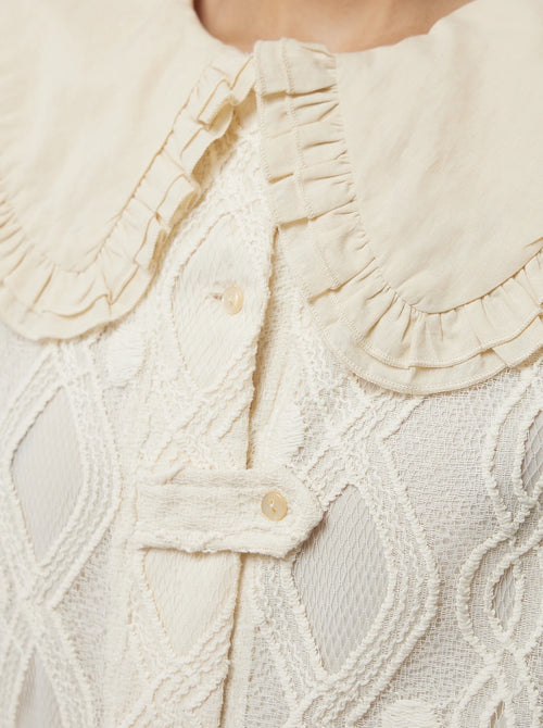 Trigaliere In Shetland Lace Shirt