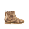Pom d'Api – Pom D'Api - Trip Jodzip - Bronze, une botte enfant marron clair à paillettes, vue de profil