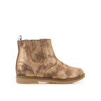 Pom d'Api – Pom D'Api - Trip Jodzip - Bronze, une botte enfant marron clair à paillettes, vue de profil