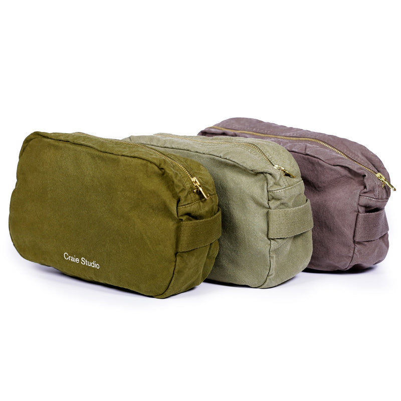Trousse Coton Vert Kaki