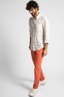 Pantalon Truman Terracotta Coupe Droite