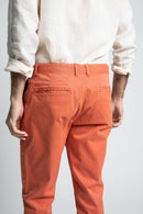 Pantalon Truman Terracotta Coupe Droite