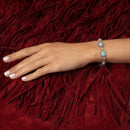 Bracelet Ayim Kay Larimar 8,50Ct/6 Et Argent Massif