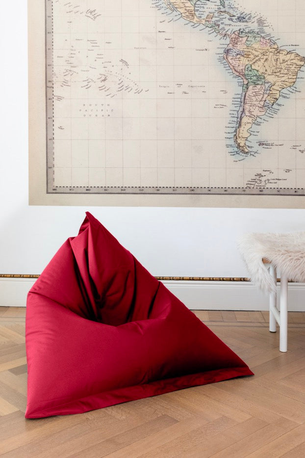Try Angle Pouf - 100x65x65cm - Red