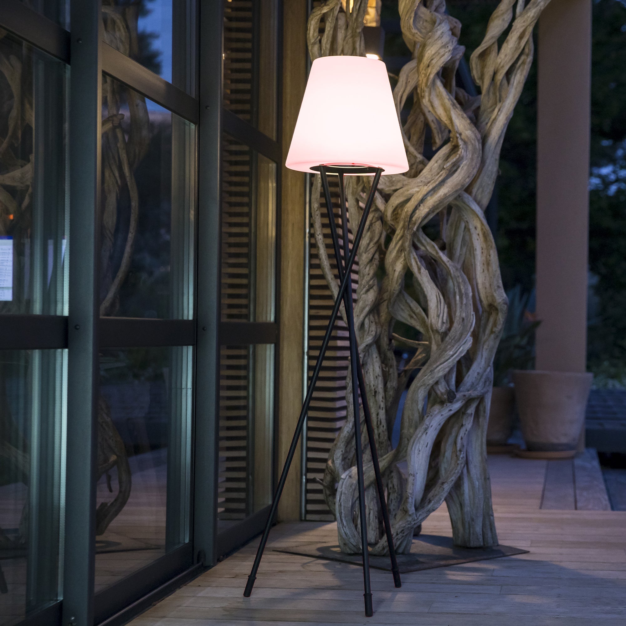 Try - Wireless Floor Lamp - Polyethylene - Gray