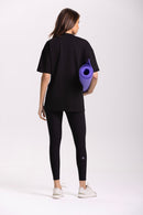 Tee Shirt Oversize - Noir - Femme