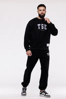 Sweatshirt Loose Varsity H - Noir