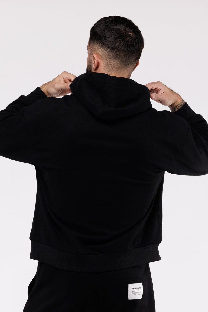 Hoodie Loose Varsity H - Noir