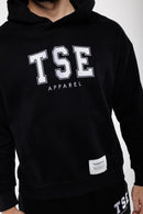 Hoodie Loose Varsity H - Noir