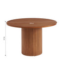 Table À Manger Ernest - Placage Frêne Foncé