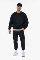 Sweat Minimal Oversized Manches Longues - Black