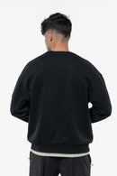 Sweat Minimal Oversized Manches Longues - Black