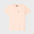 T-Shirt En 100% Coton Bio Garment Dye - Rose
