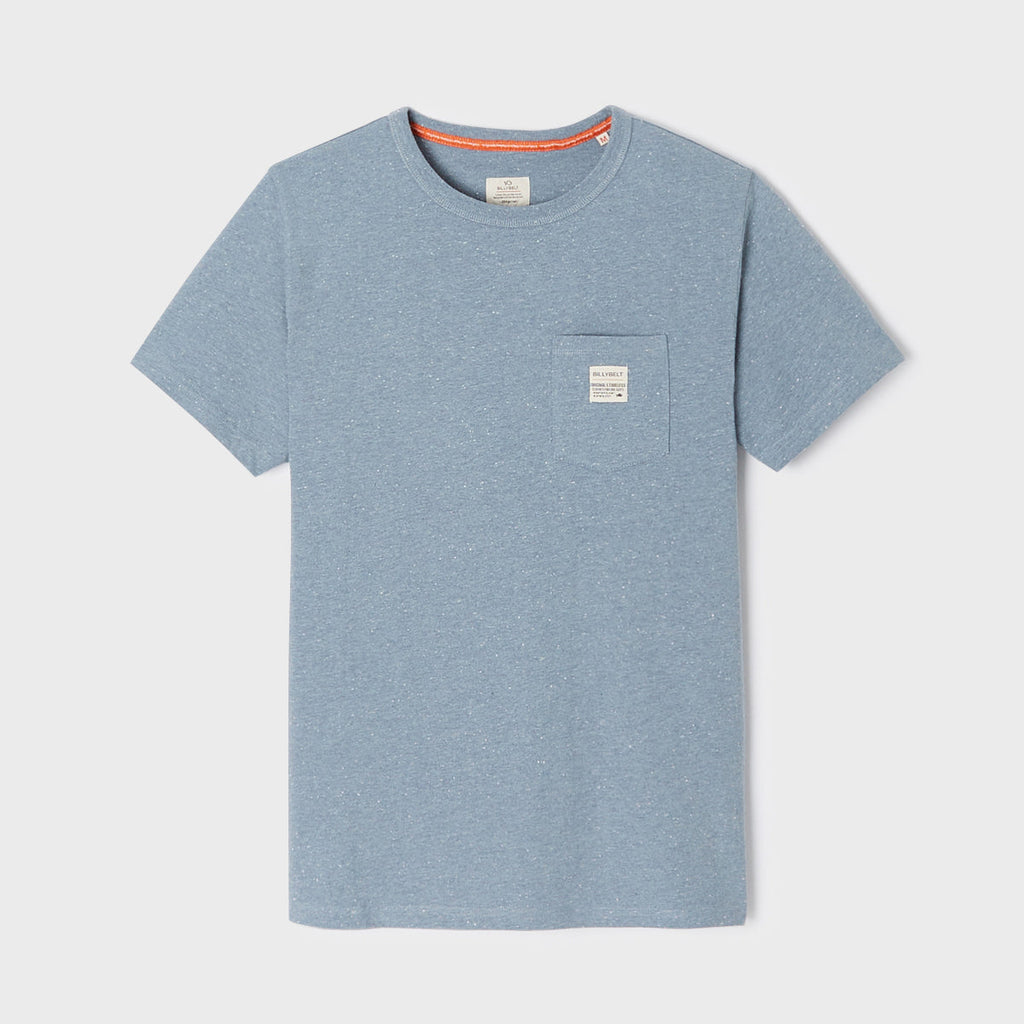 Camiseta 100% Algodón Orgánico Heavy - Azul