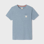 Camiseta 100% Algodón Orgánico Heavy - Azul