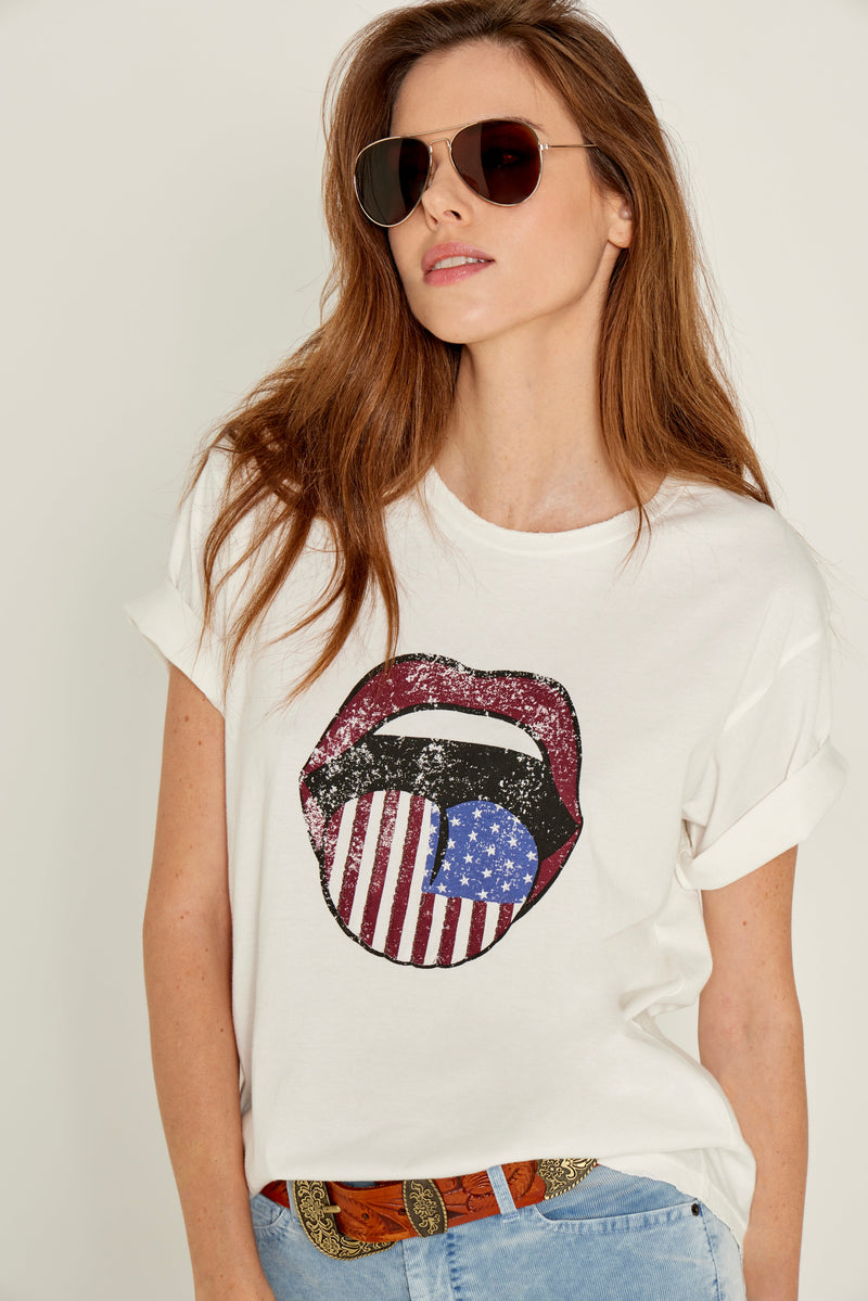 T-Shirt Usa Mouth