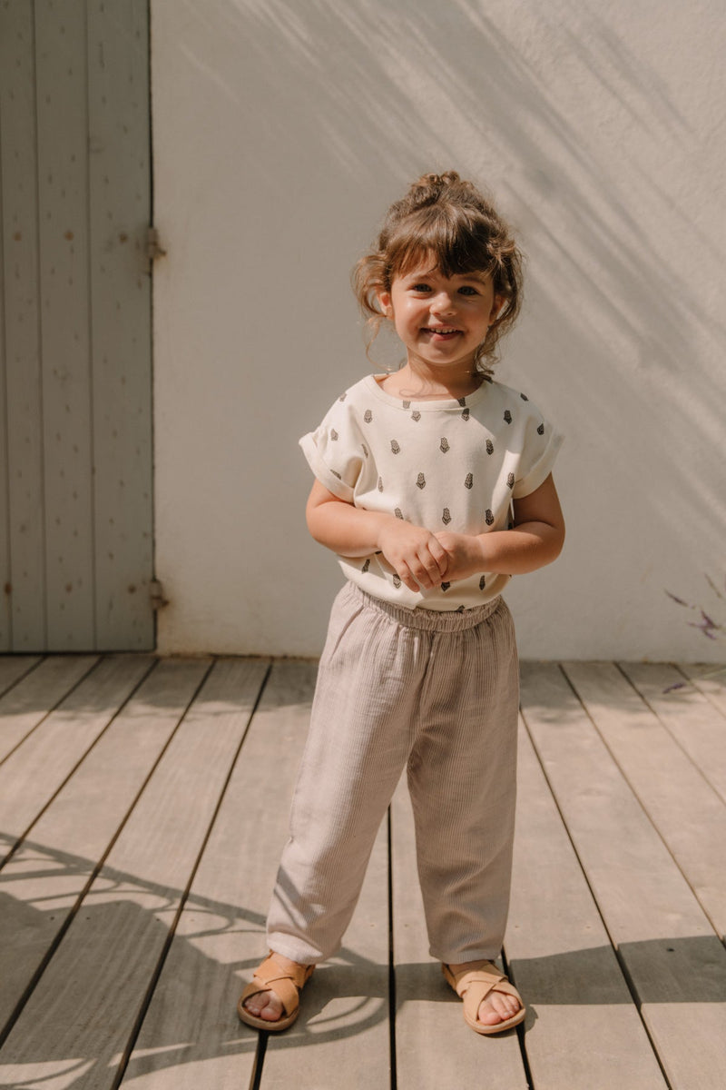 Bama Ecru Lavender T-Shirt