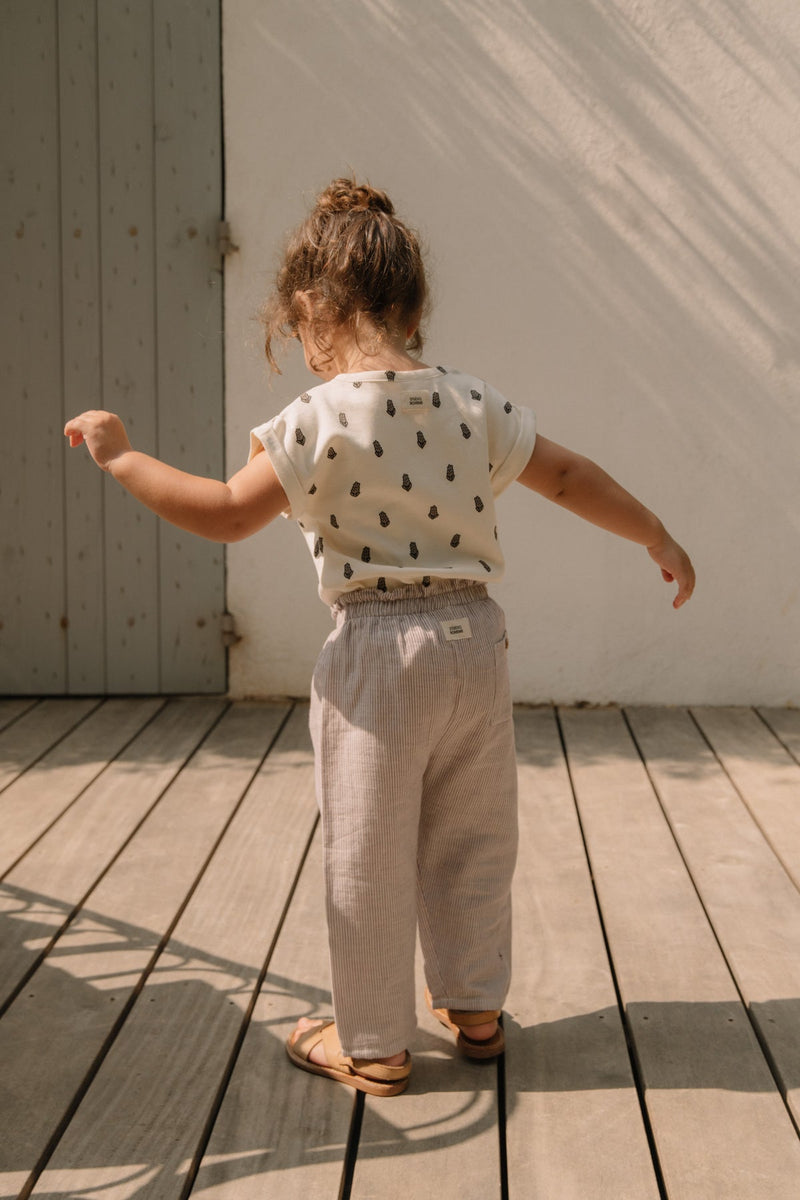 Bama Ecru Lavender T-Shirt