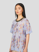 T-Shirt Dede En Broderie Brume D'Herbier