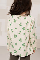 Camiseta Lala Crudo Tréboles