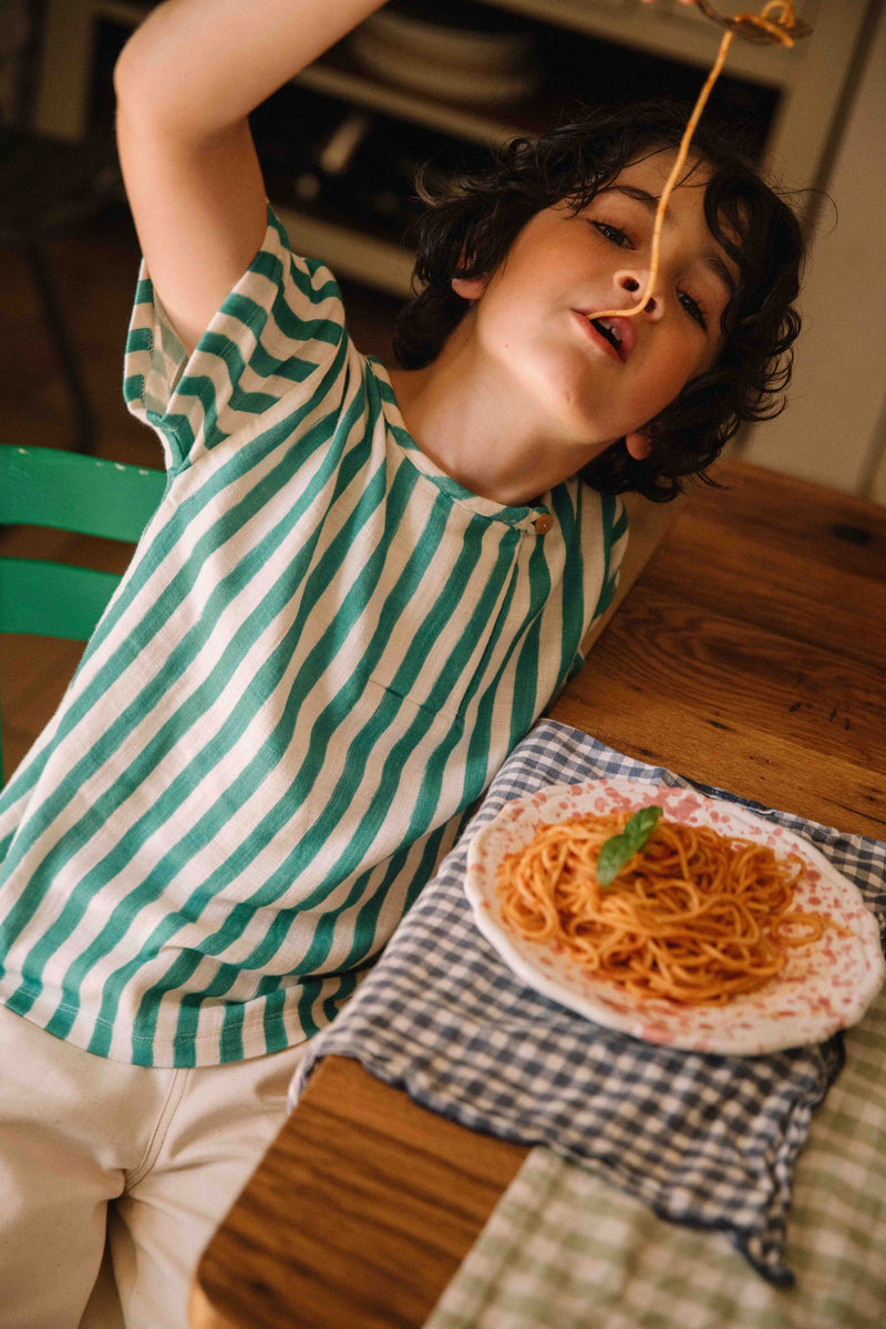 Orso Camiseta Capri Rayas Verdes