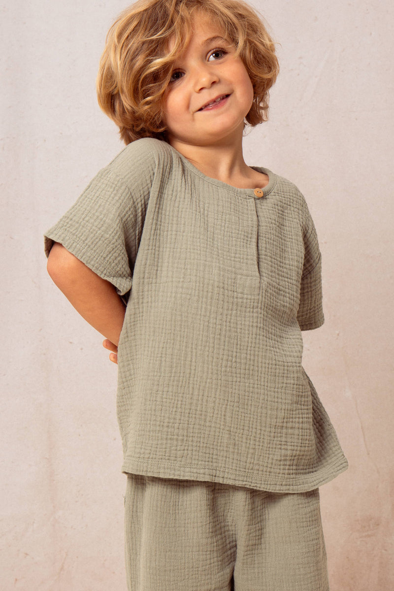 Orso Verde Gris T-Shirt