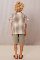 T-Shirt Orso Vichy Vert De Gris