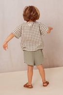 T-Shirt Orso Vichy Vert De Gris