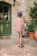 Cycliste Jeannie Fraises