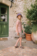 Cycliste Jeannie Fraises