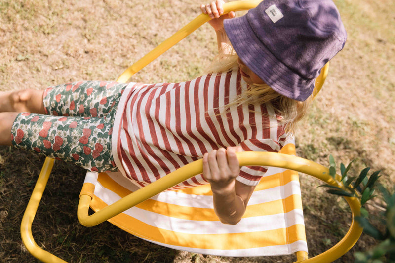 Cycliste Jeannie Fraises