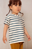 Camiseta Punto Essential Rayas Azul Griego