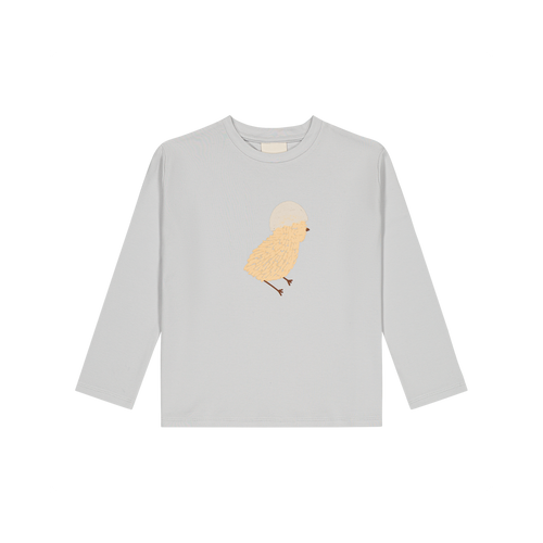 T-Shirt Essential Ml Gris Clair Poussin