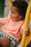 Camiseta Orso Rib Melocotón