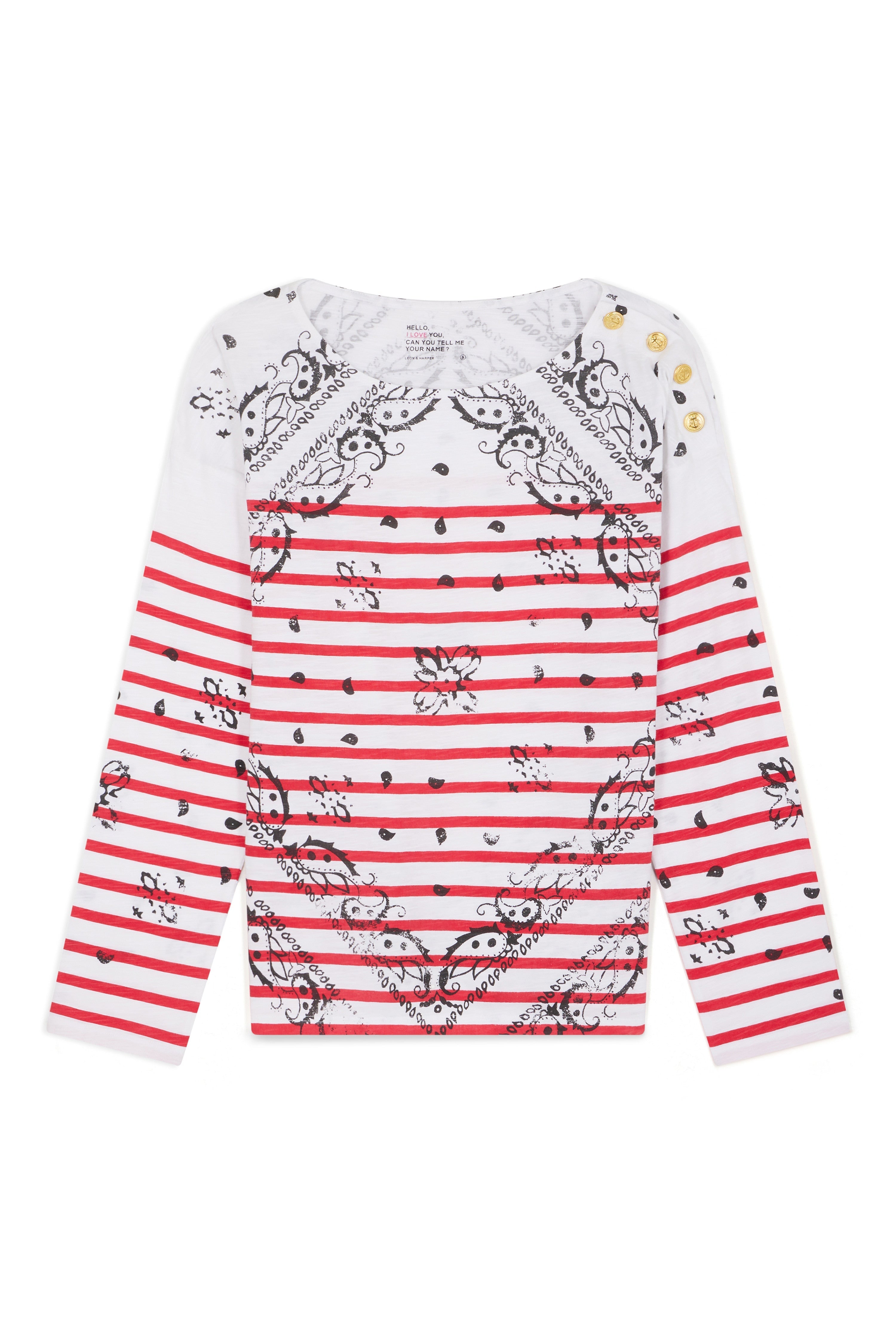 Camiseta Thilla Paisley - Red