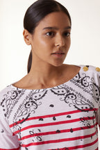 Camiseta Thilla Paisley - Red
