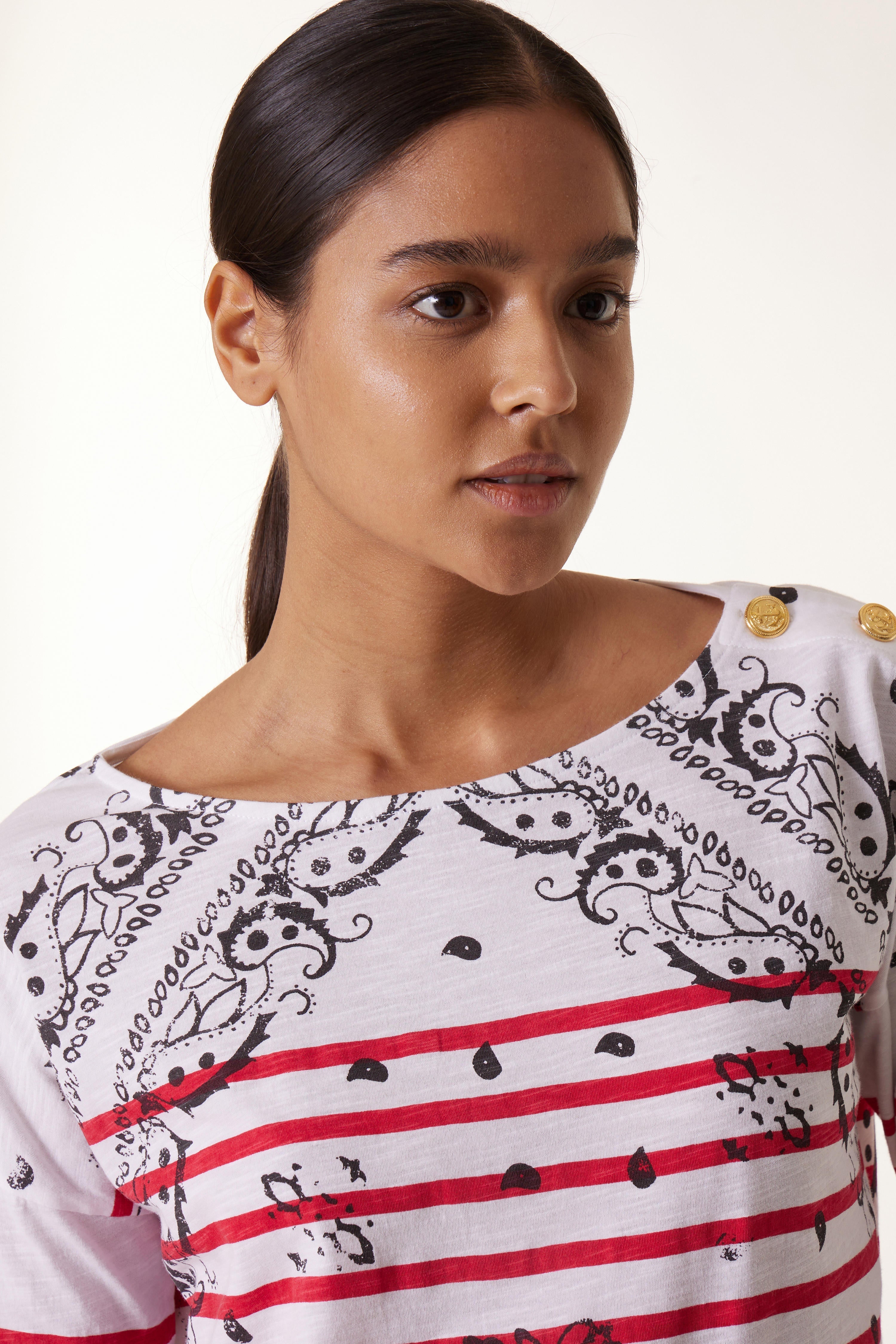 Camiseta Thilla Paisley - Red