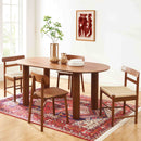 Table De Séjour Penelope - Placage Chêne Couleur Noyer