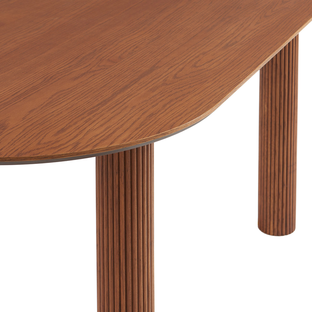Penelope - Table De Séjour - Placage Chêne - Noyer