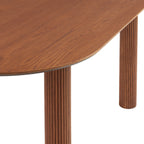 Penelope - Table De Séjour - Placage Chêne - Noyer