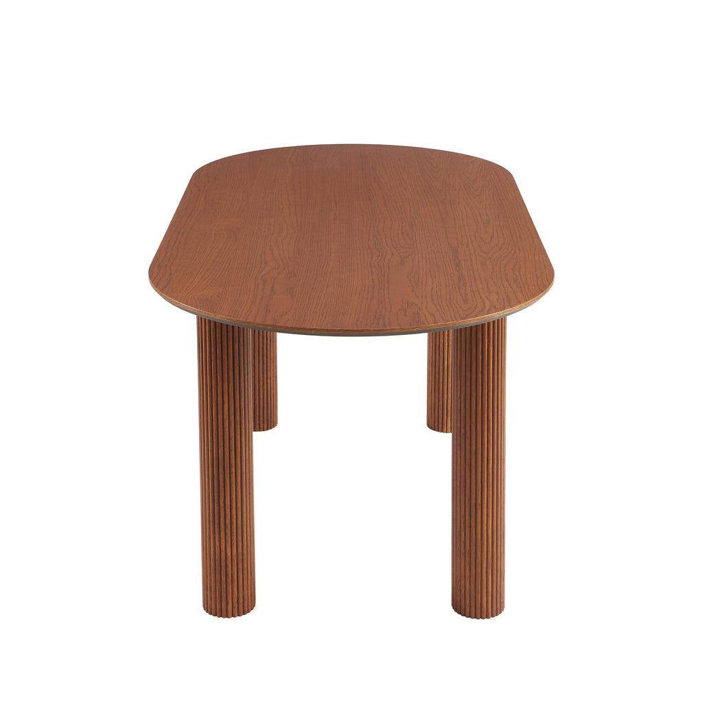 Penelope - Table De Séjour - Placage Chêne - Noyer
