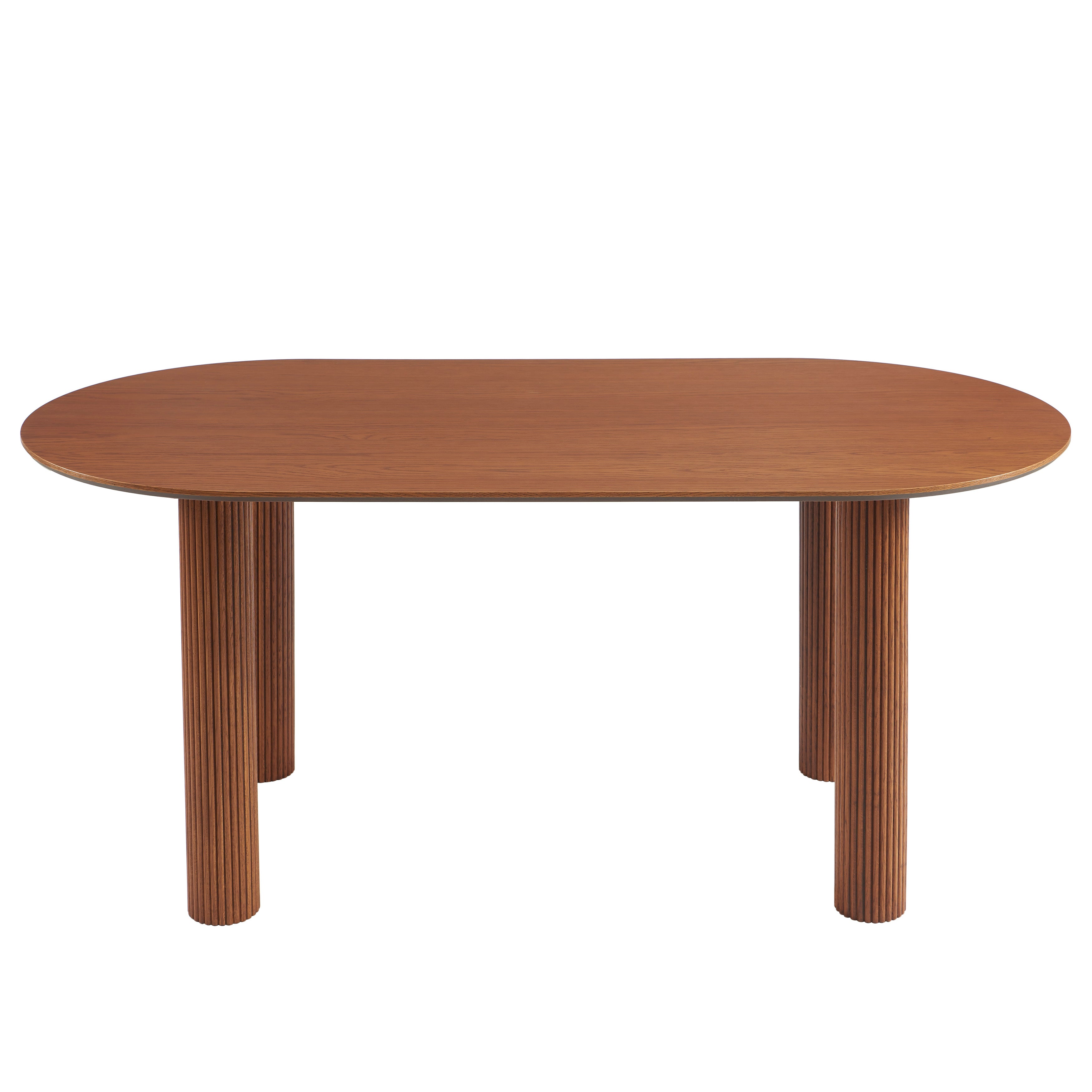 Penelope - Table De Séjour - Placage Chêne - Noyer