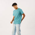 T-Shirt En 100% Coton Bio Vintage - Vert
