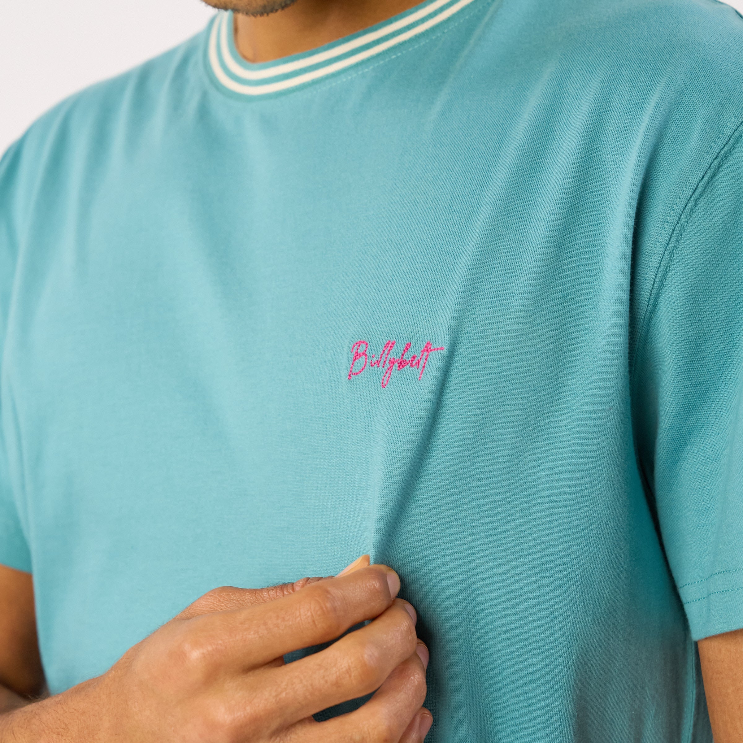 T-Shirt En 100% Coton Bio Vintage - Vert