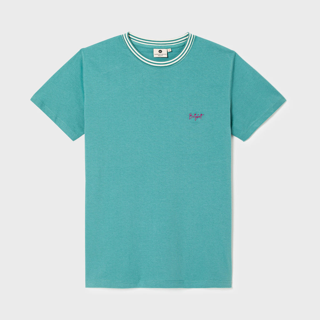 T-Shirt En 100% Coton Bio Vintage - Vert
