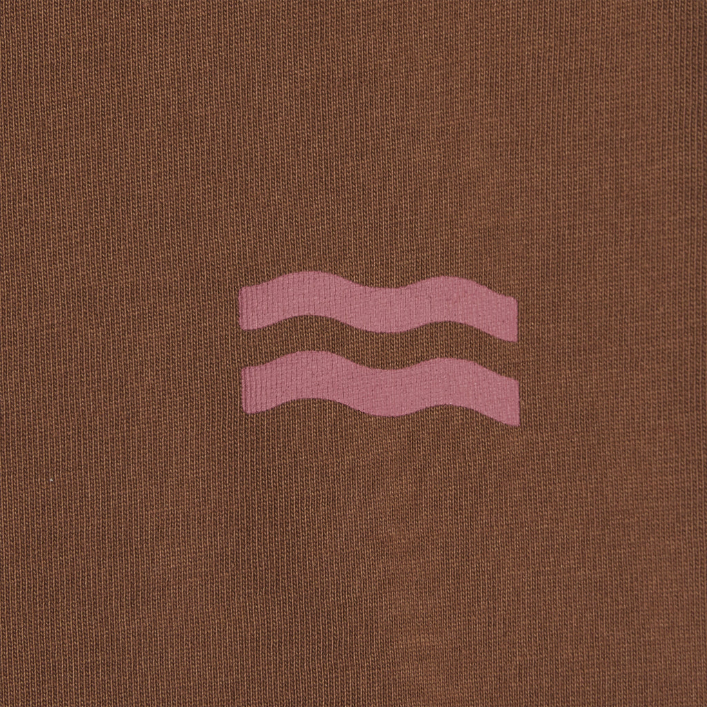 Women's 100% Organic Cotton T-Shirt - Brown, Sun Print