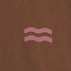 Women's 100% Organic Cotton T-Shirt - Brown, Sun Print