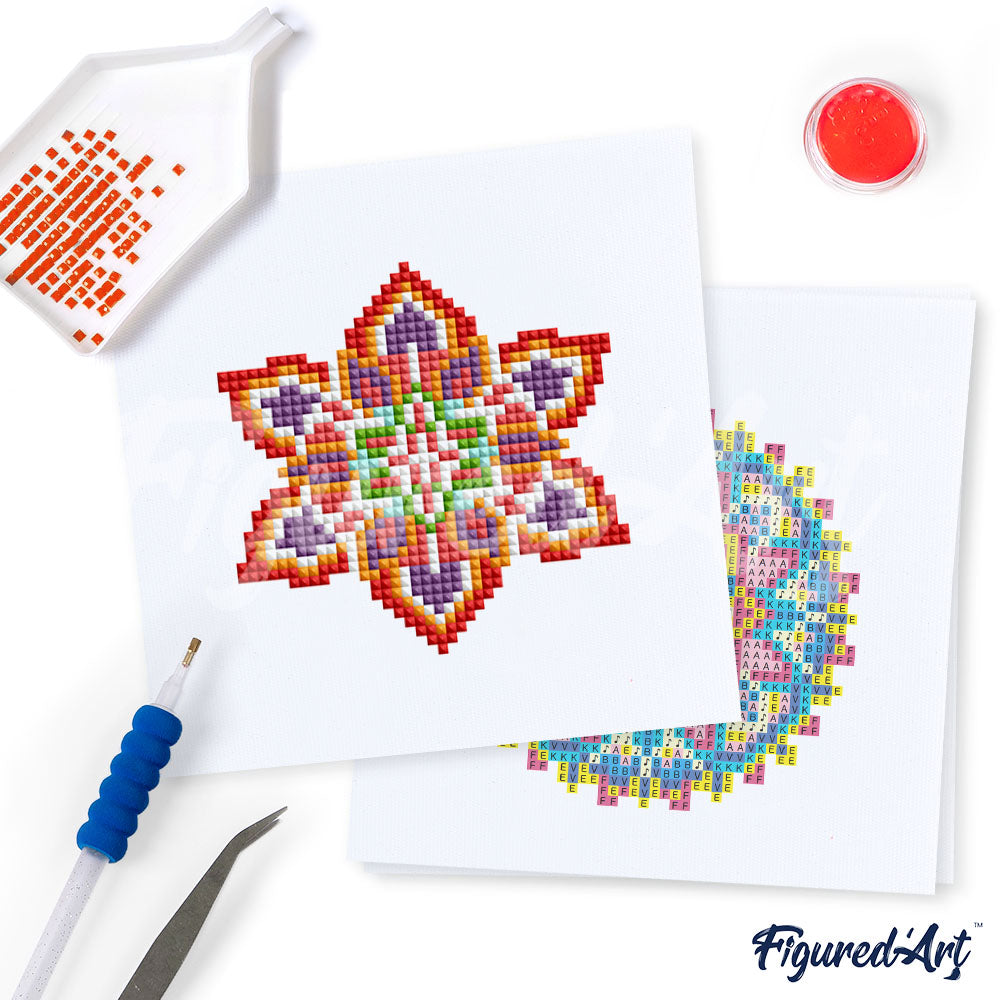 Mini Série Diamond Painting - Mandalas