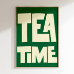 Kitchen - Affiche Tea Time - Vert